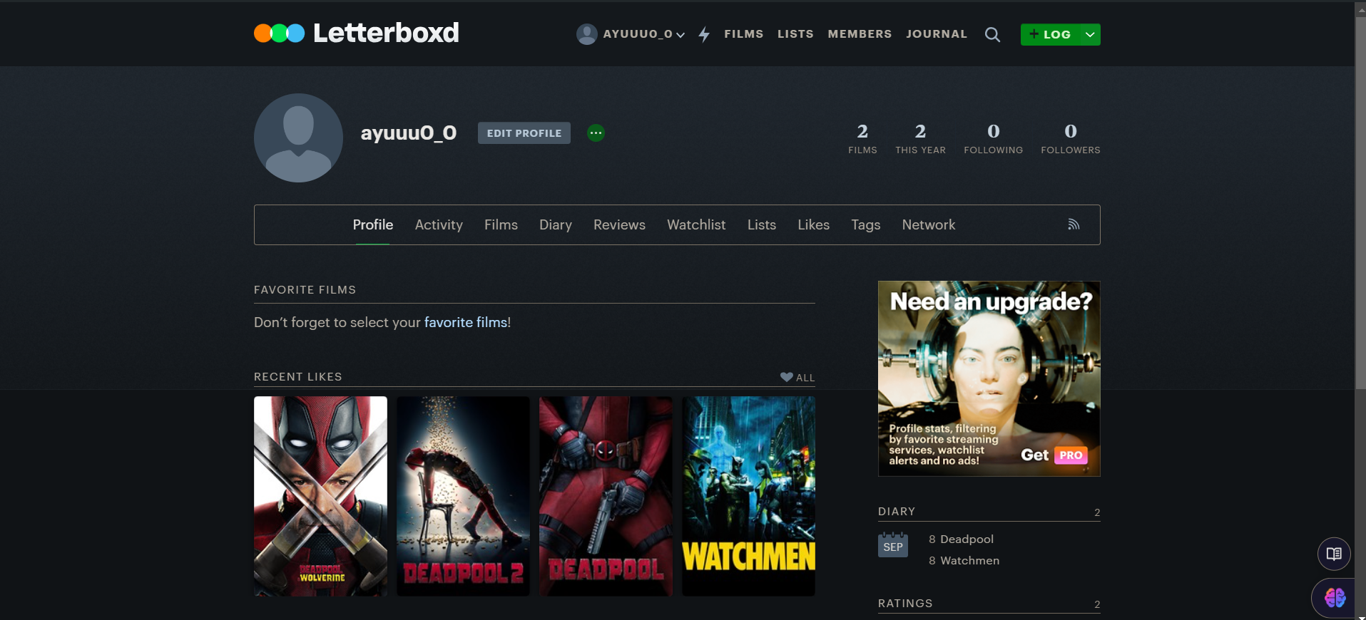 Check Out my letterboxd profile for movie reviews and recommendations 🎬